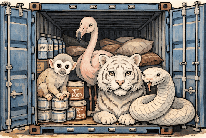 «Farbverlust im Zoo» – Eine Geschichte von Mattia Engel